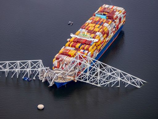 Cargo ship leaves Baltimore almost three months after deadly bridge smash