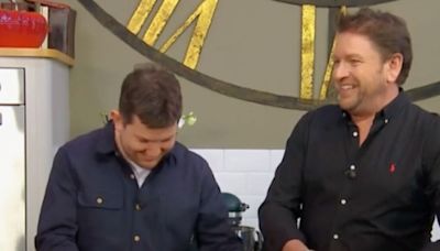 James Martin tells Saturday Morning guest to 'stop talking' during segment