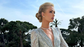 Paris Hilton Wins Best Dressed Wedding Guest in a Shimmering Gown with a Plunging Neckline
