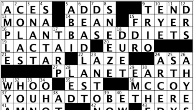 Off the Grid: Sally breaks down USA TODAY's crossword, I Just Can't Explain It (Freestyle)