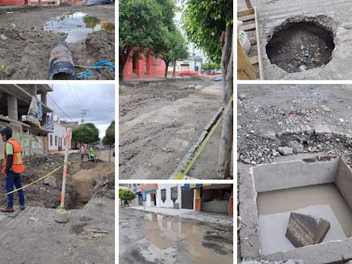 Falla drenaje en casas y calles del Barrio de Santiago por obras de remodelación, denuncian afectados - Puebla