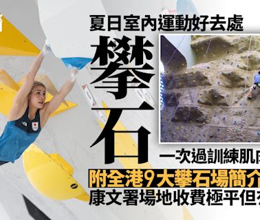 夏日運動好去處︱攀石鬥智鬥力勁消脂 附全港9大室內場地介紹