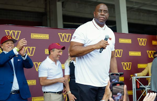 Commanders star Terry McLaurin has lunch with Magic Johnson