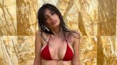 Emily Ratajkowski pairs 'cowgirlcore' bikini with seriously divisive shoes