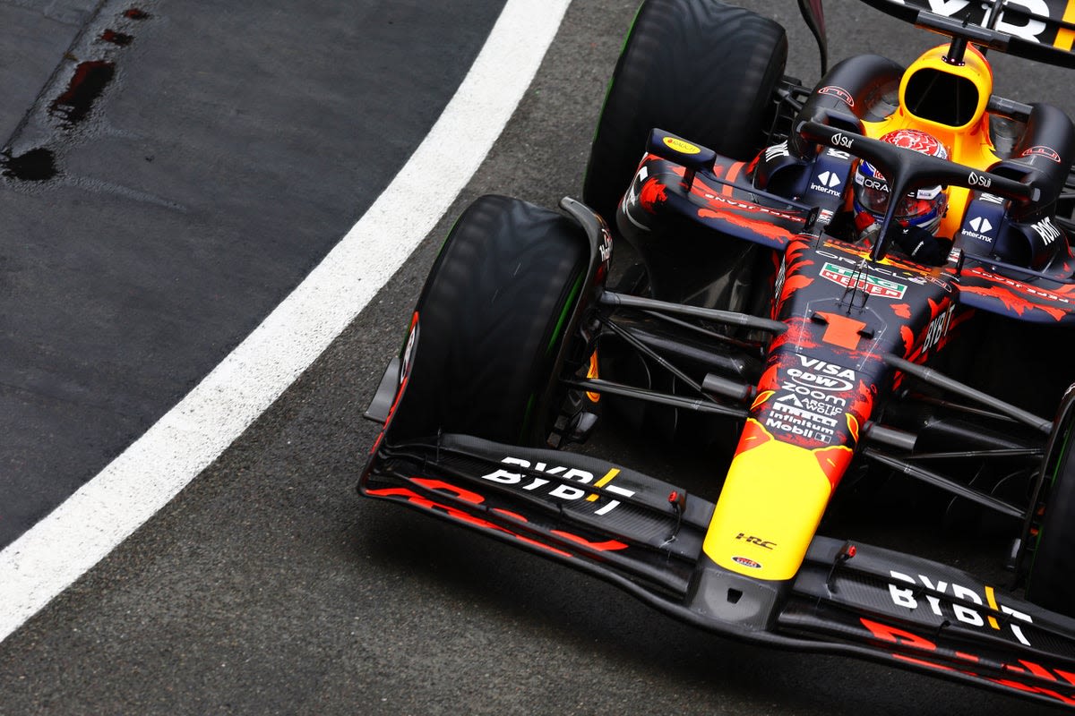 F1 British Grand Prix LIVE: Qualifying updates and times with Sergio Perez out in Q1 at wet Silverstone