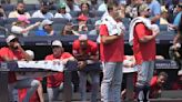Yankees stars clash with Reds pitchers during national anthem