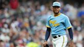 Freddy Peralta struggled throwing his slider, and ex-teammate Orlando Arcia benefited