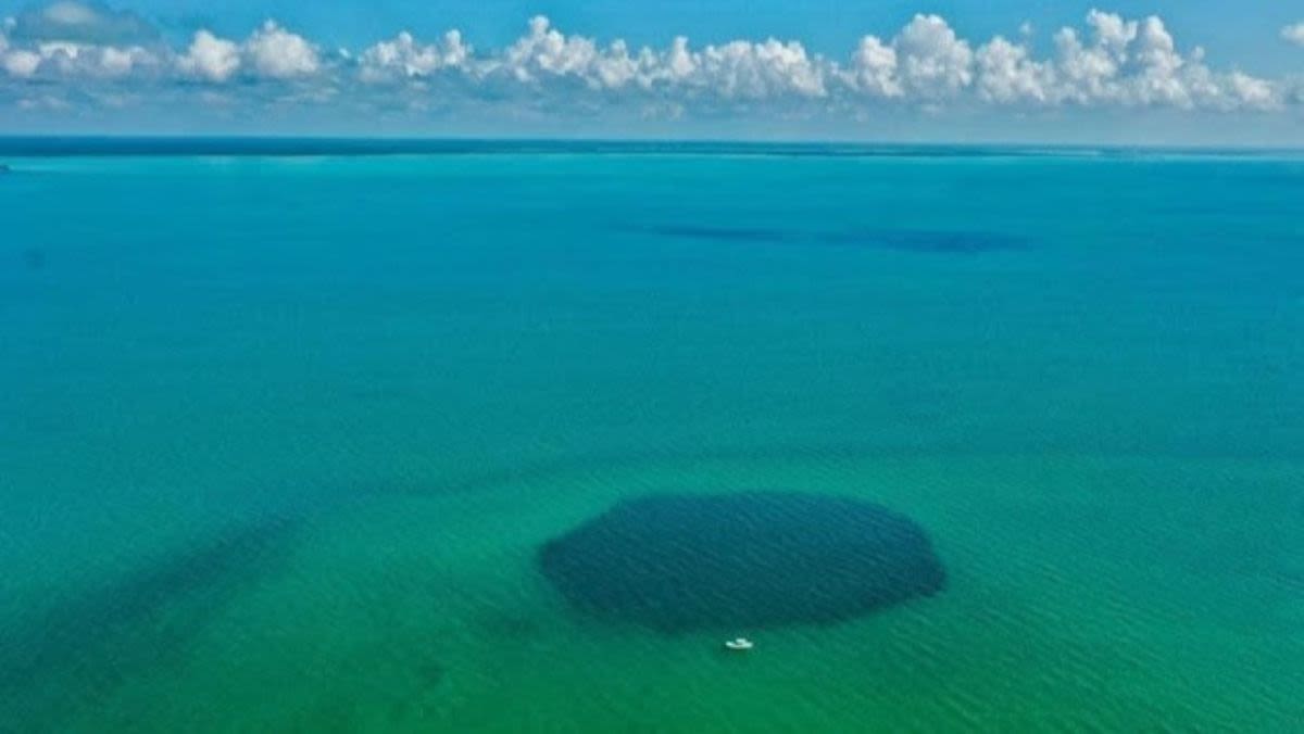 Deepest blue hole in the world discovered, with hidden caves and tunnels believed to be inside