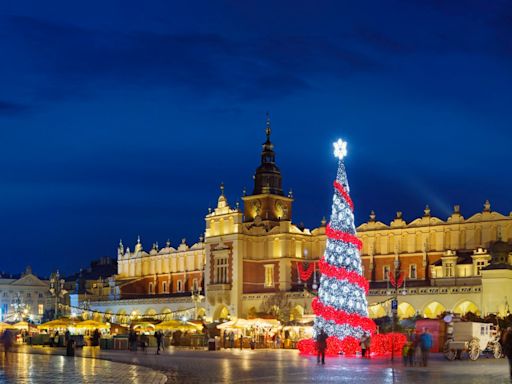 The Christmas market spot with ice skating, folklore performances & €21 flights