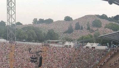 50,000 People Watched Taylor Swift’s Concert on a Hill Outside of the Stadium in Munich