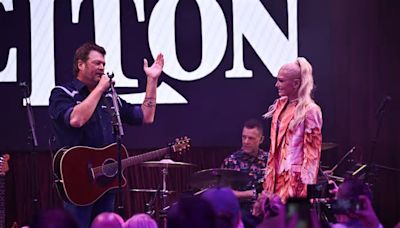 Blake Shelton, Gwen Stefani Leave Their Stamp on Ole Red Las Vegas Grand Opening