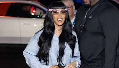 Cardi B Has Wardrobe Malfunction En Route to Knicks Game and Almost Misses Courtside Date with Offset