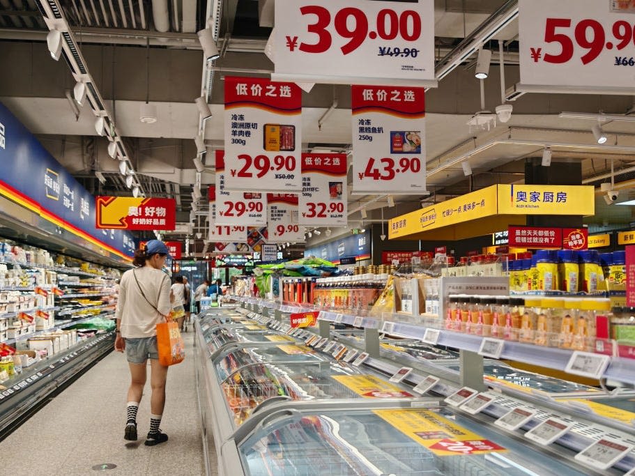 Chinese consumers aren't buying enough stuff, and it's taking a toll on the economy