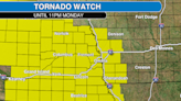 Severe weather update: Tornado watch in effect for Nebraska and Iowa until 11 p.m. Monday