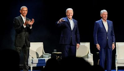 Biden hosts star-studded NYC fundraiser with Obama and Clinton