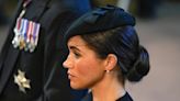 Meghan Markle Wears Earrings Gifted to Her by Queen Elizabeth at London Service