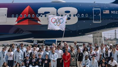 'The clock is ticking.' Olympic flag arrives in L.A. and LA28 gets to work