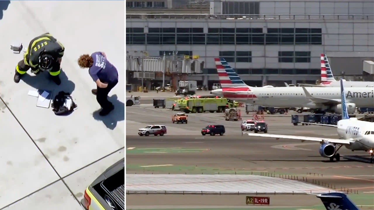 Laptop catches fire during boarding of American Airlines flight in San Francisco