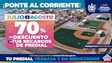 Aprovecha descuento del 70% en recargos del Predial en julio y agosto