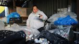 They gather up cans and bottles on NY streets for recycling. And they could use a raise