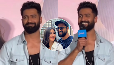 VIDEO: Vicky Kaushal Can't Stop Blushing While Reacting To Katrina Kaif's Pregnancy Rumours, Fans Say 'Khush Khabri Pakki Hai'