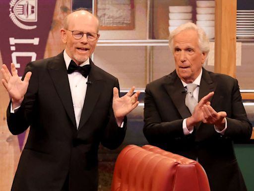 Ron Howard and Henry Winkler Reunite at Emmys 2024 for 50th Anniversary of 'Happy Days': 'Feels Like Home'