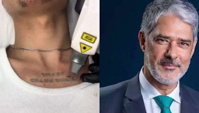 Homem que tatuou "Rol* do William Bonner" toma decisão