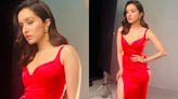 Shraddha Kapoor looks smoking hot in her latest sizzling red gown, making us sing 'fashion ki queen bas Tum hi ho'