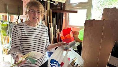 The woman who recycles everything - even her bin