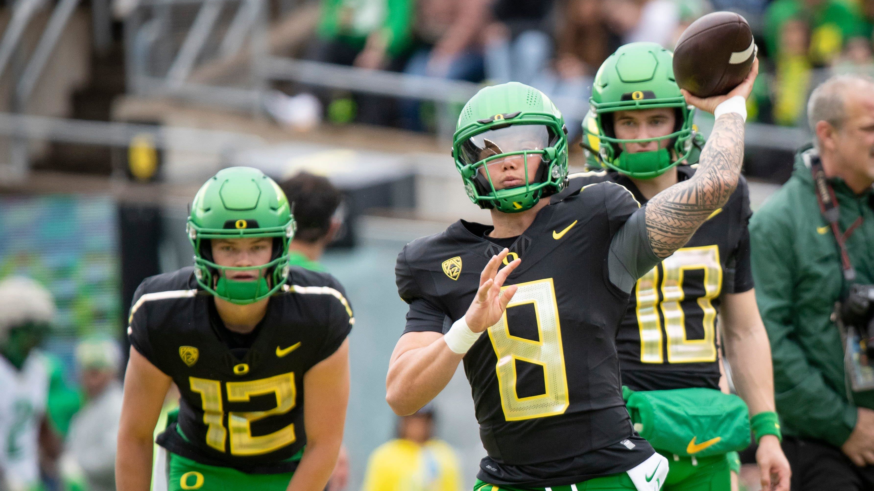 Oregon Football Spring Game Wins: ‘Humble’ Dillon Gabriel, Dangerous Duck Playmakers