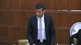 Sunak jokes ‘I have more time on my hands than anticipated’ as he joins Westminster debate