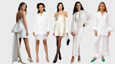 14 best white outfits for bridal showers, engagement parties & everything wedding