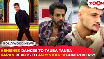 Abhishek Kumar Dances To Tauba Tauba While Karan Veer Mehra Reacts To Asim's Controversy In Kkk 14