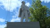 Wyoming County unveils police memorial statue, honoring fallen Trooper Joshua Miller