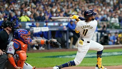 MLB playoffs 2024: Jackson Chourio keeps Brewers' season alive, adds his name to MLB record books with 2-homer Game 2