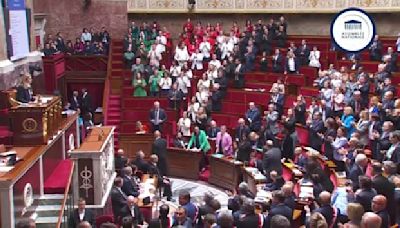 Des députés de gauche vêtus aux couleurs de la Palestine à l'Assemblée nationale