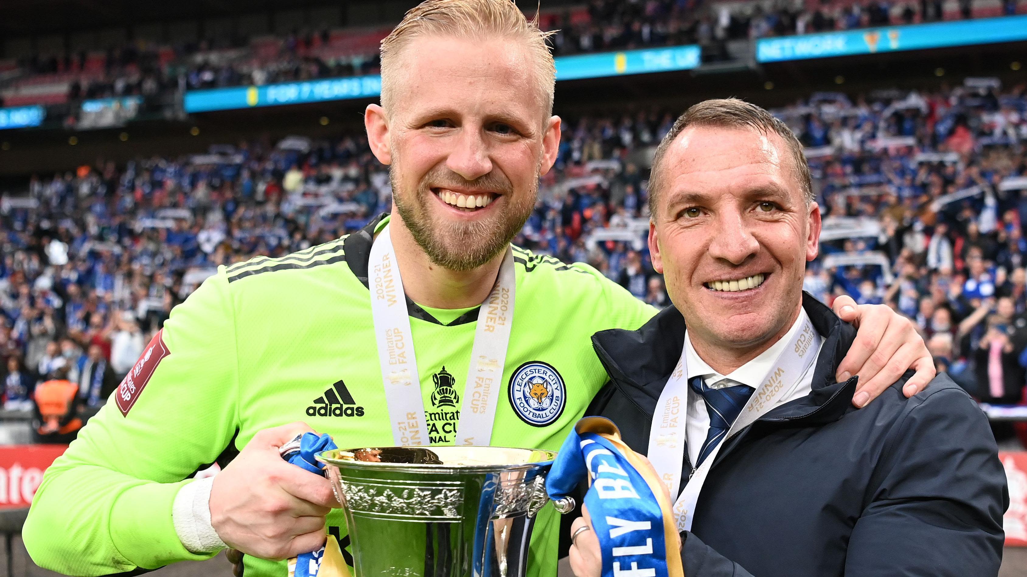 Rodgers reunites with 'quality' Denmark captain Schmeichel