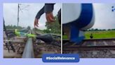 YouTuber Gulzar Sheikh's videos are about breaking objects on railway tracks, internet wants him to stop