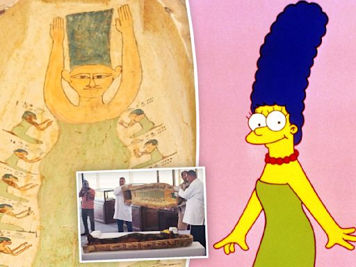 Mummy’s unearthed coffin features ‘unreal’ depiction of beloved ‘Simpsons’ character