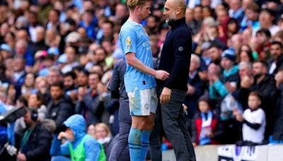 Pep Guardiola: "De Bruyne no se va del Manchester City"