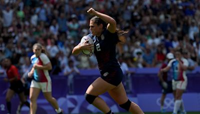 Look: Ravens' Derrick Henry reviews USA rugby's Ilona Maher's viral stiff arm in 2024 Paris Olympics: 'She got it'