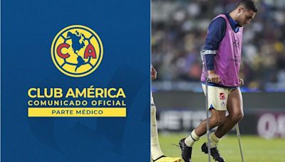 América informa la lesión que sufrió Sebastián Cáceres, en el duelo contra Pachuca