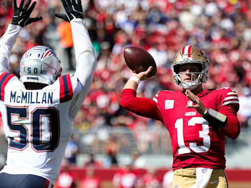 How PFF graded Purdy, 49ers in bounce-back win over Patriots