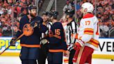 Flames' Milan Lucic ejected for hit on Oilers goalie Mike Smith