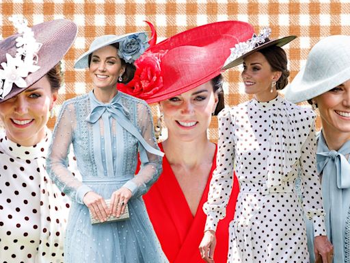 Princess Kate's most memorable dresses and marvellous hats at Royal Ascot