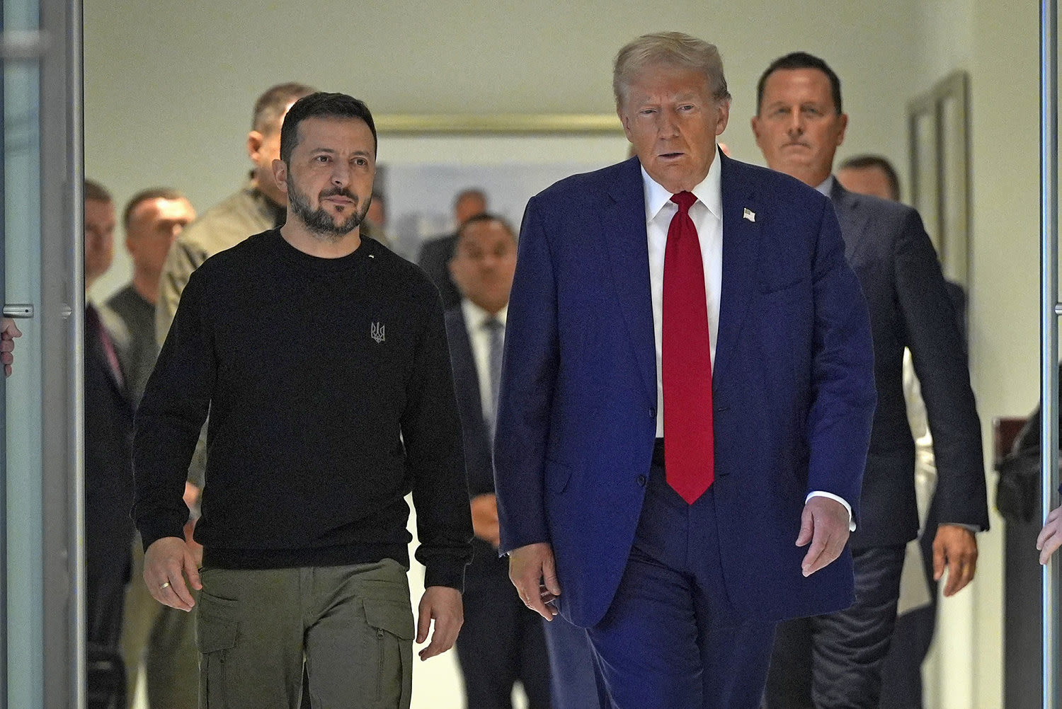 Meeting with Zelenskyy, Trump says he will negotiate a Ukraine-Russia deal 'that's good for both sides'