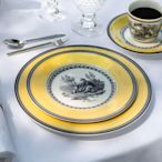 德國餐具奧頓Audun歐式釉下彩西餐盤米飯碗牛排盤