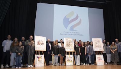 Presentación de los bocetos de las fallas de la Sección Especial de Alzira