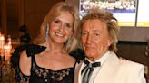 Penny Lancaster and Rod Stewart recreate engagement party photo 19 years on