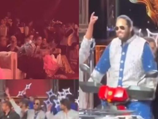 Mukesh Ambani Cheers As Anant Ambani and Salman Khan Make Grand Entry At Sangeet | Watch - News18